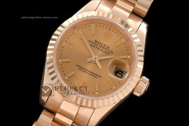 RDJLF10006 FG Gold Dial Sticks Markers Eta 2671-2