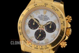 0 0 0 0 0 0 0 0 RLDF-4130-849RW QF V11 904L Steel Daytona 116518 YG/RU White Numeral 4130 Superclone - 72 Hours Power Reserve Movement / Extra Weighted
