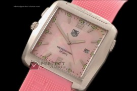 TG02015 Tiger Woods Golf Professional Ladies MOP Pink Org Swiss