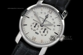 VC10011 Malte Perpetual Calender SS White Asia Auto 21J