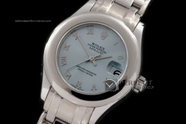 0RLMPmS01008 SS Smooth Bez Light Blue Roman Swiss Eta 2836-2