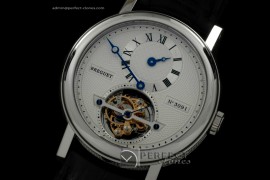 BR00104 Classique Grande Regulator Tourbillon SS/Le White Fly