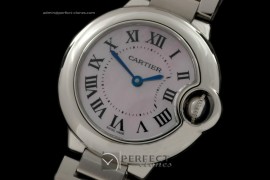 CARBA00107 Ballon Bleu de Cartier Ladies SS MOP Pink Swiss Quart
