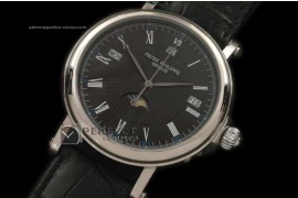 PPCA10002 Calastrava Calender SS/LE Black Asia 21J