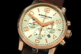 MB00111L Timewalker Chrono RG/LE White A-7753 28800