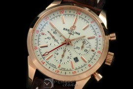 BLT01026L TransOcean Chrono/GMT Men RG/LE White A-77528800