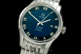 OMDE10083 Deville Co Axial Auto SS/SS Blue Asian 2824