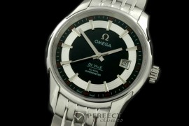 OMDE10087 Deville Co Axial Auto SS/SS Black Asian 2824