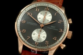 IWPG10014 Portuguese Chrono RG/LE Grey A-7750 New Improved