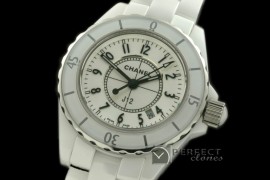 CHA-L-101 J12 White Ceramic Ladies Swiss Quartz 1-1