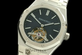 APROT10004 Royal Oak Tourbillon SS/SS Blue Real Tourbillon