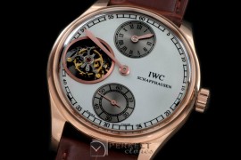 IWPTB00106 Portugese Regulator Tourbillon SS/LE White Tourbill