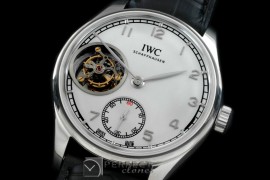 IWPTB00111 Portugese FA Jones Tourbillon SS/LE White Tourbillo