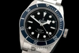 TU00112 Heritage Black Bay SS/SS Black/Blue Asian 2813
