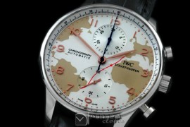 IWPG00099 Portuguese Chrono SS/LE Desert White A-775New Impr