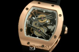 RM038-111 Bubba Watson Tourbillon RG/RU White Swiss Qtz