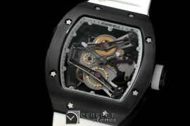 RM038-106 Bubba Watson Tourbillon PVD/RU White Swiss Qtz