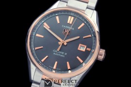TGCA-00508 Carrera Calibre 5 Automatic SS/RG Grey A-2824