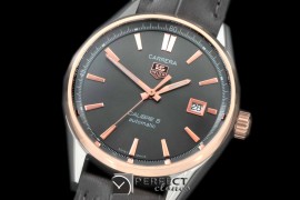 TGCA-00508L Carrera Calibre 5 Automatic SS/RG Grey A-2824