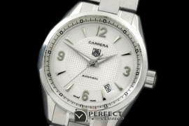 TG10046 Carrera Automatic Men SS/SS White Asian 2824-2