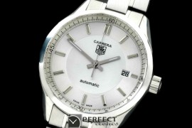 TG10043 Carrera Automatic Men SS/SS White Asian 2824-2