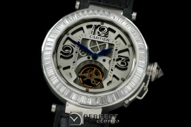 CARPS00102L Pasha Tourbillon 42mm SS/LE White Miyota 9015