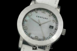 CE20001 Elegance Ladies SS/LE MOP White Swiss Quartz