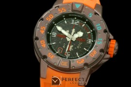 RM028-128 PVD Brown/RU Black Asian 7751 Decorated