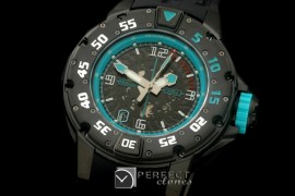 RM028-123 PVD Black/RU Black/Blue Asian 7751 Decorated