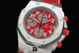 AAP10032 Royal Oak Chrono SS/LE Red A-3126