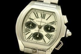 CARR00001 XXL Roadster Chrono SS/SS White 7753