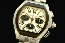 CARR00003 XXL Roadster Chrono SS/SS White 7753