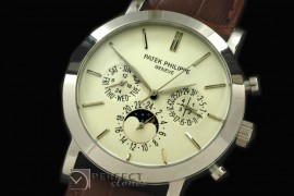 PPCA10031 Classic Perpetual Calendar SS/LE White Sticks Asian 28