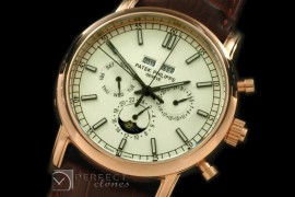 PPCC10018 Calendar Complications RG/LE White Sticks Asian 2813