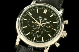 PPCC10014 Calendar Complications SS/LE Black Sticks Asian 2813