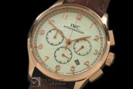 IWPG20006 Portuguese Grande Chrono RG/LE White/Rose Gold Jap OS2