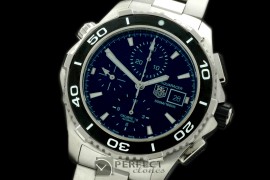 TGAQ00076 Aquaracer 500m Chrono SS/SS Black A-7750
