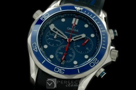 OMSE20104R Diver Pro 300M Chrono SS/RU Blue Jap Qtz