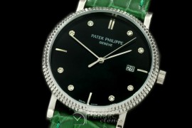 PP03007 3919 Calatstrava SS/LE Black Diam Quartz