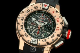 RM032-102 RM032 Diver Chronograph Rose Gold RG/RU Asian 7750
