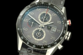 TG1887-203L Carrera 1887 Date Chrono SS/LE Grey A-7750