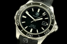 TGAQ00052A Aquaracer Calibre 5 SS/RU Black SW20