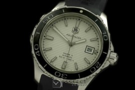 TGAQ00051 Aquaracer Calibre 5 SS/RU White A-282