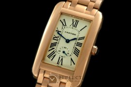 CARTAM10011S Tank American RG/RG White Jap Quartz