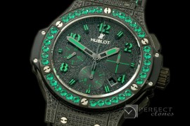HBBF-103 Big Bang Black Fluo Green PVD/LE A-7750