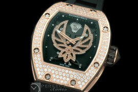 RM051-111D Phoenix Tourbillon RG/RU Skeleton Asian 21J Decor