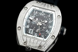 RM010-101 SS/RU Diam/White Asian 21J Decorated