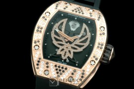 RM051-112D Phoenix Tourbillon RG/RU Skeleton Asian 21J Decor