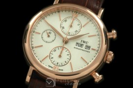 IWPT00016 Portofino Chronograph V2 RG/LE White A-77528800bph