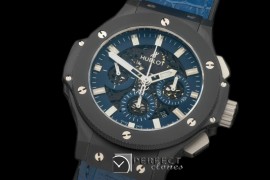 HAB00122 Aero Bang PVD/RU Blue Skeleton A-7750